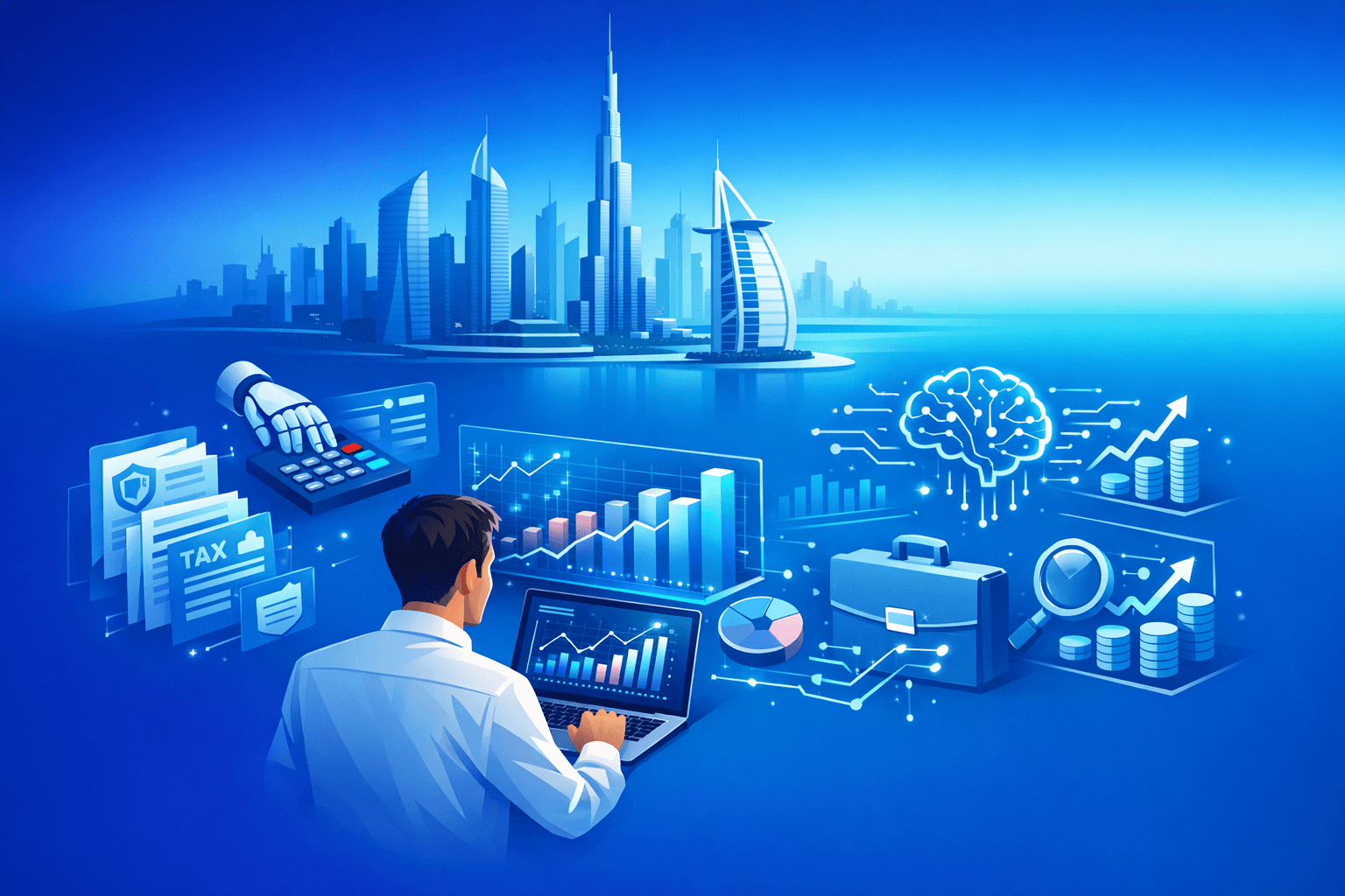 Cover: Will AI Replace Accountants in the UAE? What the Corporate Tax Era Means for the Profession. Will AI