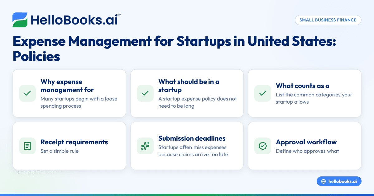 Expense Management for Startups in United States: Policies, Approvals, and Reimbursement Tracking