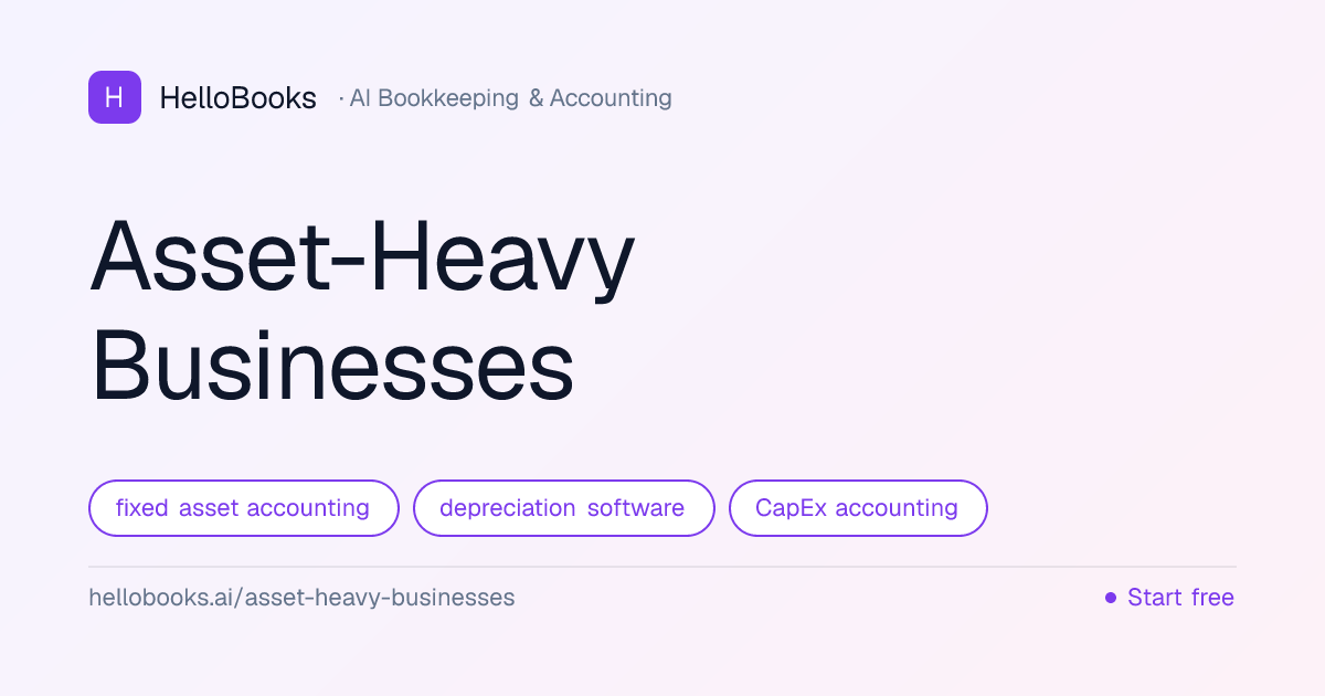 Asset-Heavy Businesses