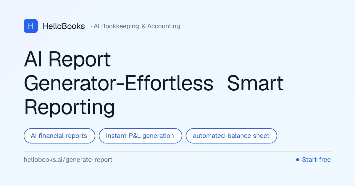 AI Report Generator-Effortless Smart Reporting