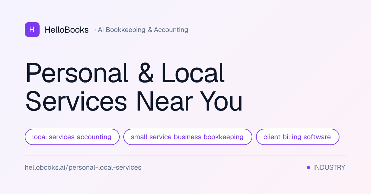 Personal & Local Services Near You